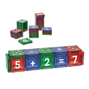 Magnetické stavebnice - Mini Magnex - Čísla, 66 dílů