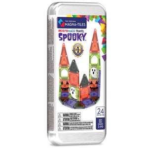 Magnetické stavebnice - microMAGS - Spooky Travel, 24dílná