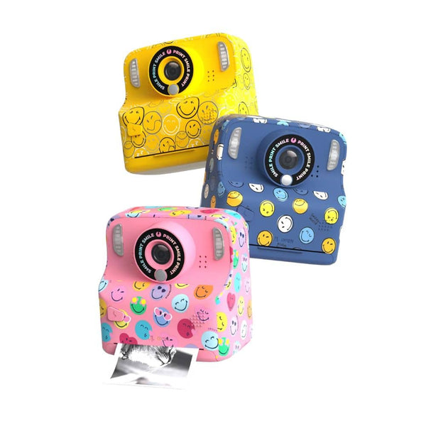 Kinderkamera mit Sofortdruck MOB PixiPrint Smiley World in Gelb - Ansicht 4