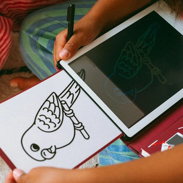 Grafický tablet pro kreslení se šablonami Kidydraw Mini – Domácí zvířata