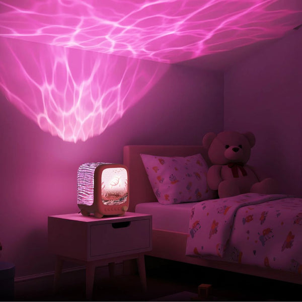 Wavy Light – Projekční lampa a reproduktor 3v1 Korál
