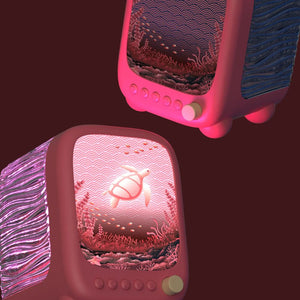Wavy Light – Projekční lampa a reproduktor 3v1 Korál