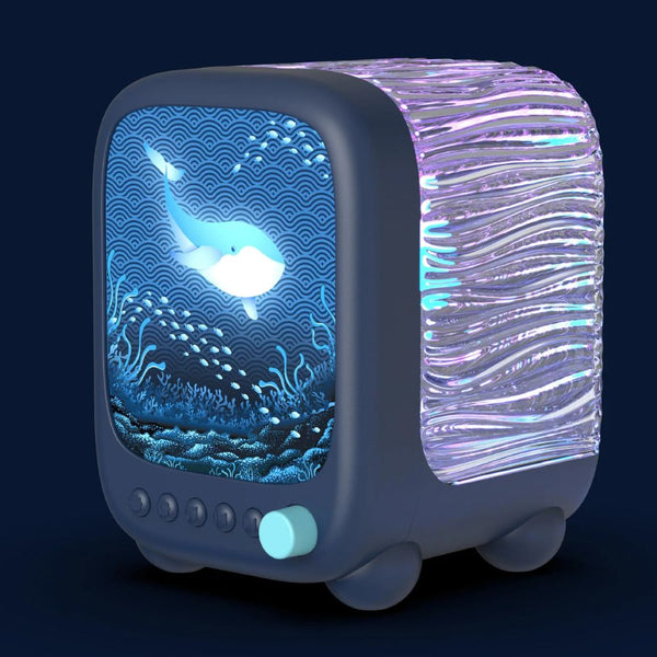 Wavy Light – Projekční lampa a reproduktor 3v1 - Hluboké moře