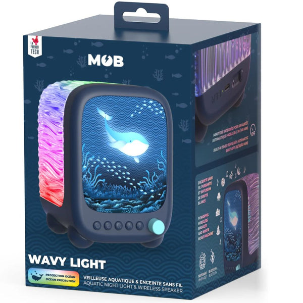 Wavy Light – Projekční lampa a reproduktor 3v1 - Hluboké moře