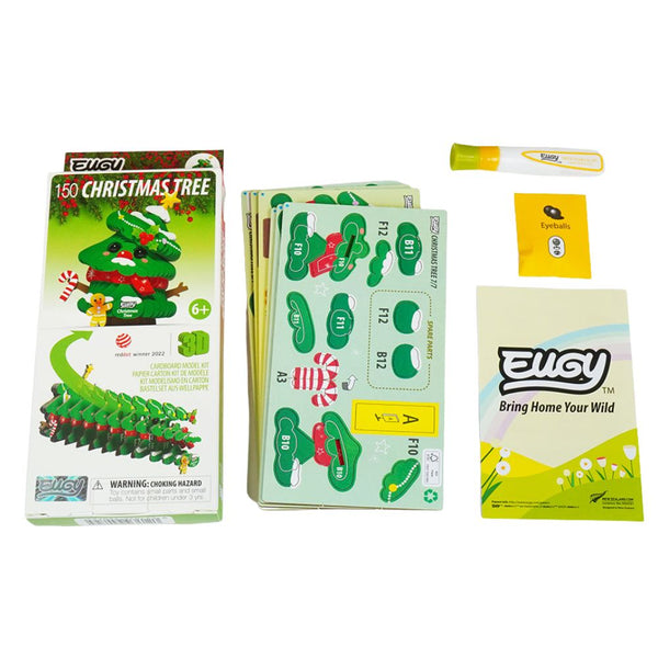 Ekologické 3D puzzle – Vánoční stromek