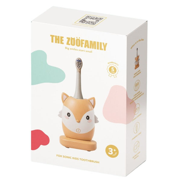 Verpackung der Kinder-Schallzahnbürste Fuchs von The Zoofamily