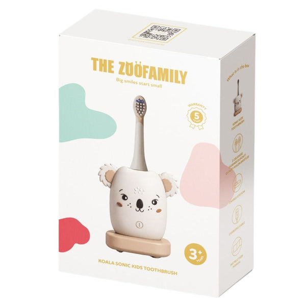 Verpackung der Kinder-Schallzahnbürste Koala von The Zoofamily