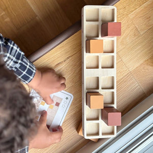Montessori balanční hra - Equilibrium (16 dřevěných bloků)