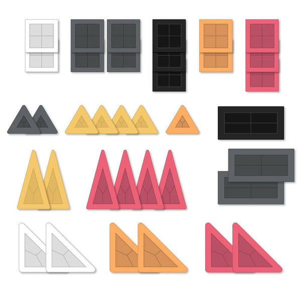 Magnetické stavebnice - PRO Build It 4 Ways Creatures Pack (36 dílů)