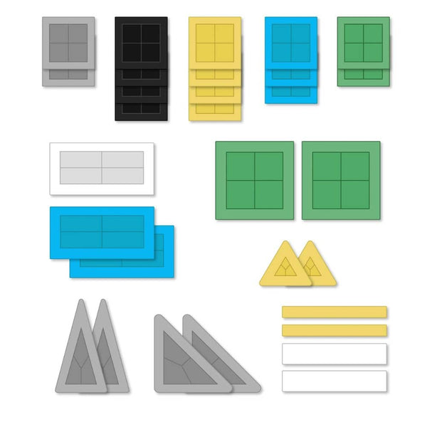Magnetické stavebnice - PRO Build It 4 Ways Vehicles Pack (30 dílů)