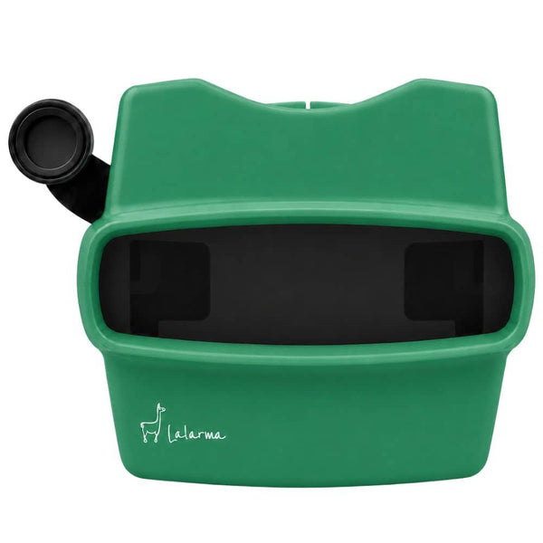 Retro 3D prohlížeč s prostorovým obrazovým efektem - Zelená