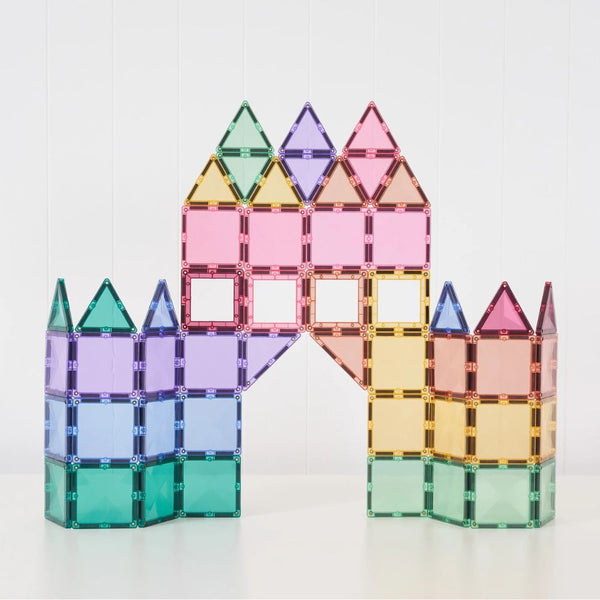 Magnetické stavebnice - Pastel Creative Pack (104 dílů)