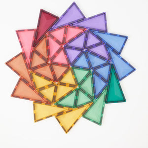 Magnetické stavebnice - Pastel Creative Pack (104 dílů)