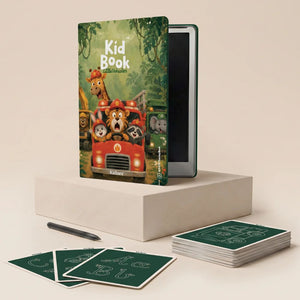 Grafický tablet s pracovními listy na kreslení KidBook - Malá vozidla