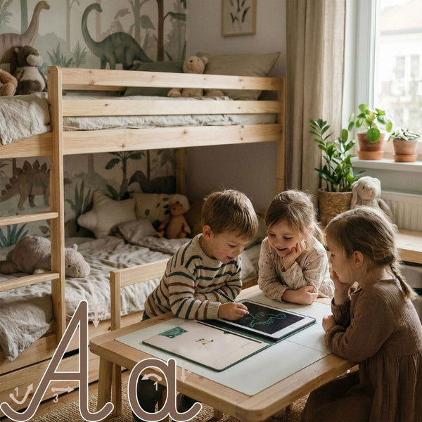 Grafický tablet s pracovními listy na kreslení KidBook - Malá vozidla
