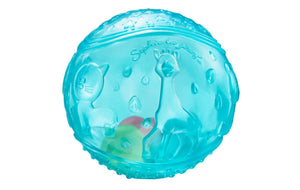 Blauer Sensorik-Ball mit Relief von Giraffe Sophie