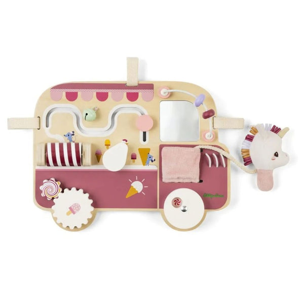 Activity-Board Eiswagen von Lilliputiens mit herausgenommenem Einhorn