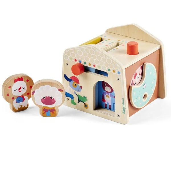 Activity-Haus Versteckspiel von Lilliputiens mit Tierfiguren