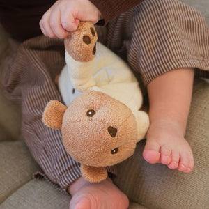 Vážené plyšové zvířátko - Medvěd v pyžamu (28 cm, 1 kg)