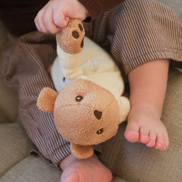 Vážené plyšové zvířátko - Medvěd v pyžamu (28 cm, 1 kg)