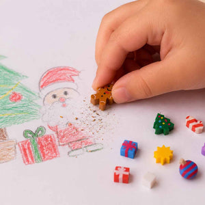 Vánoční tužka s mini gumami – Stromek
