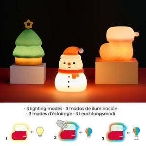 Vánoční lampa se třemi režimy osvětlení Xmas Time – Vánoční ponožka