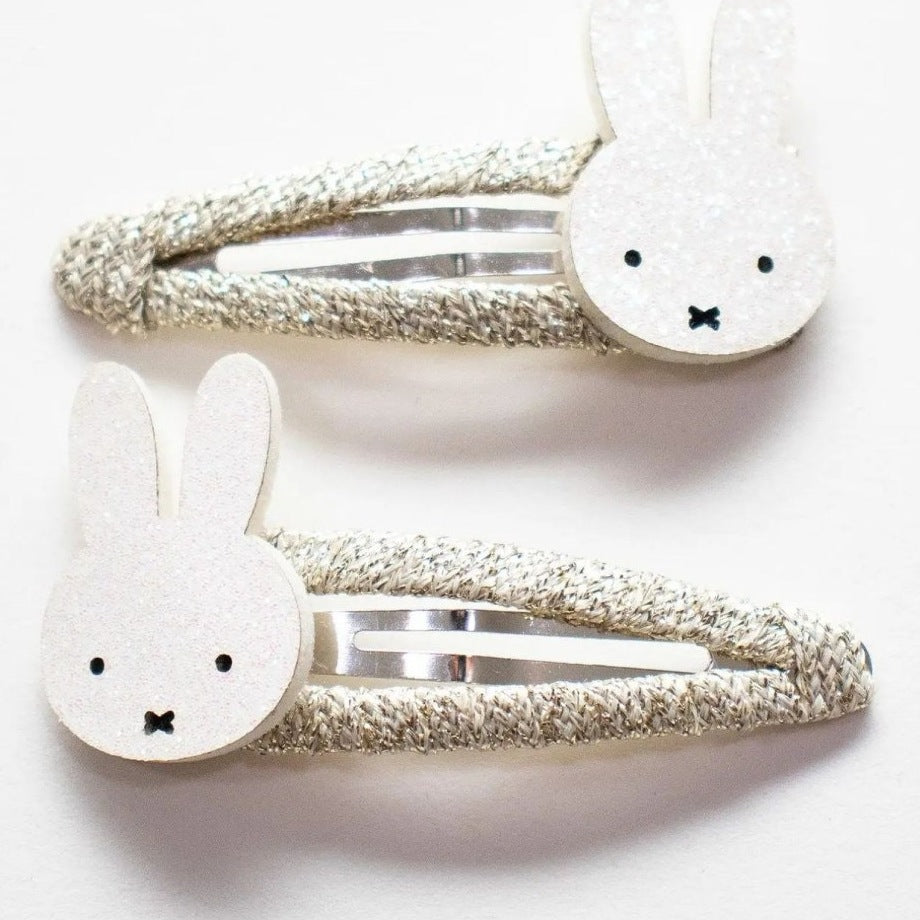 Yuko B. Haarspangen Miffy, Weiß