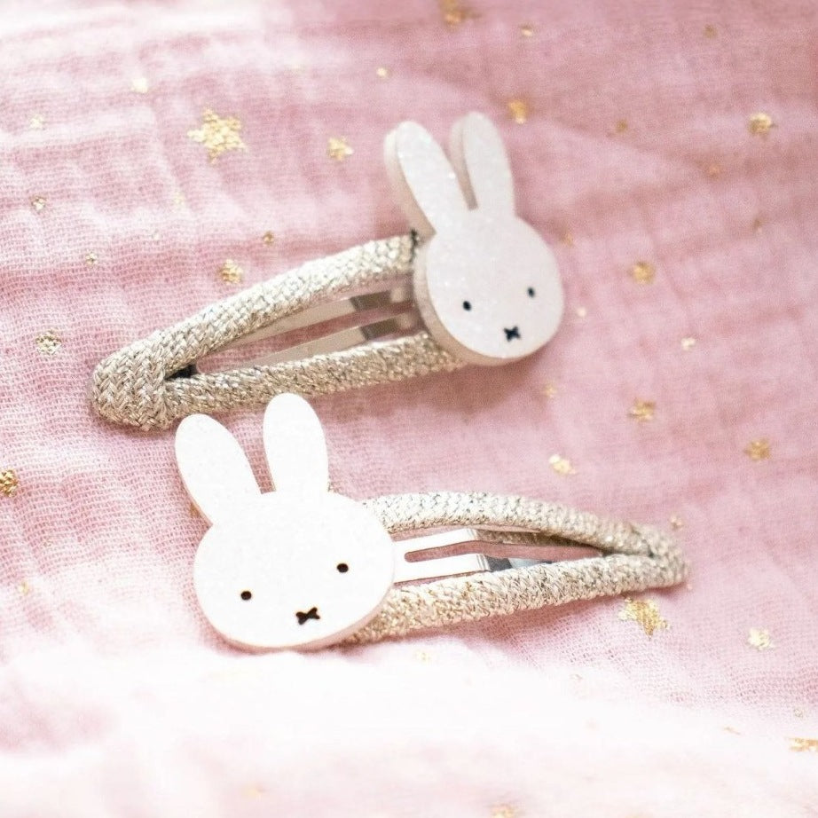 Yuko B. Haarspangen Miffy, Weiß