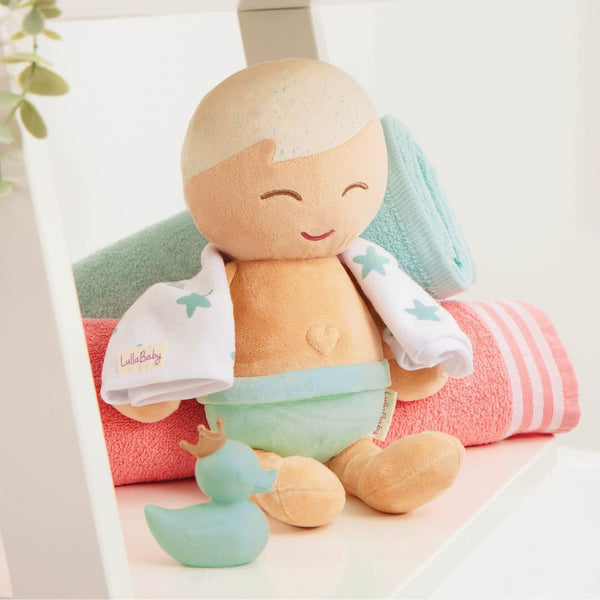Koupací panenka - Bath Doll chlapec, blond (35 cm)