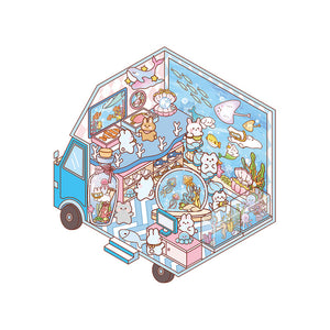 Janod Kreativset Cosy Stickers Trucks - Ansicht 6