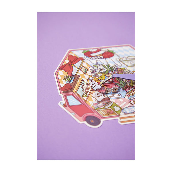 Janod Kreativset Cosy Stickers Trucks - Ansicht 4