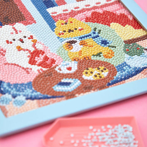 Diamond-Painting-Set - Cosy Strass Útulný domov (od 14 let)