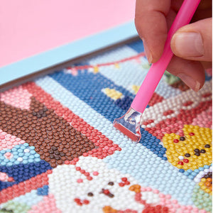 Diamond-Painting-Set - Cosy Strass Útulný domov (od 14 let)