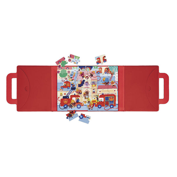 Magnetické puzzle - Magneti'Puzzles Hasiči (36 dílů)
