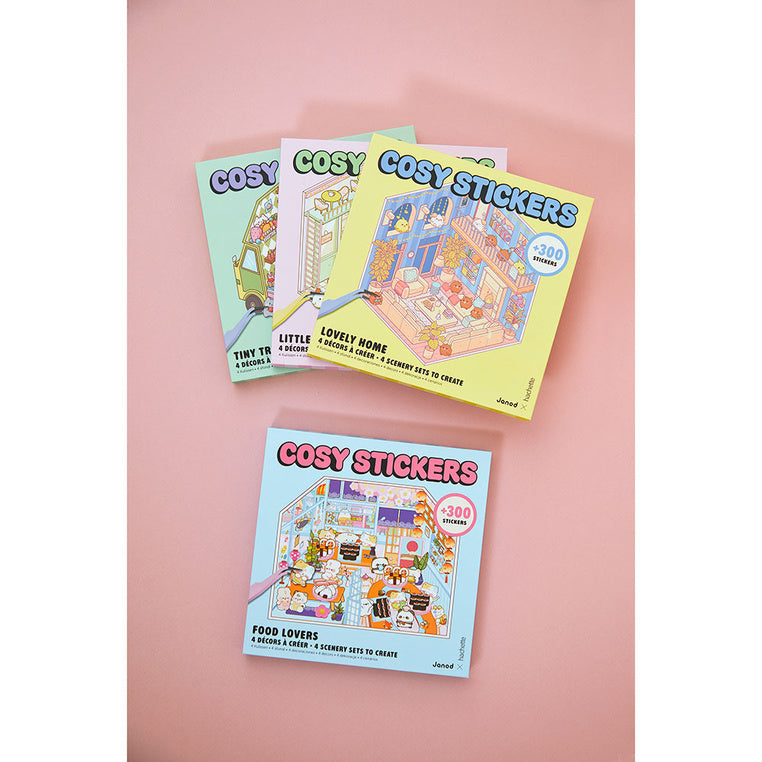 Verpackung Janod Cosy Stickers Food Lovers
