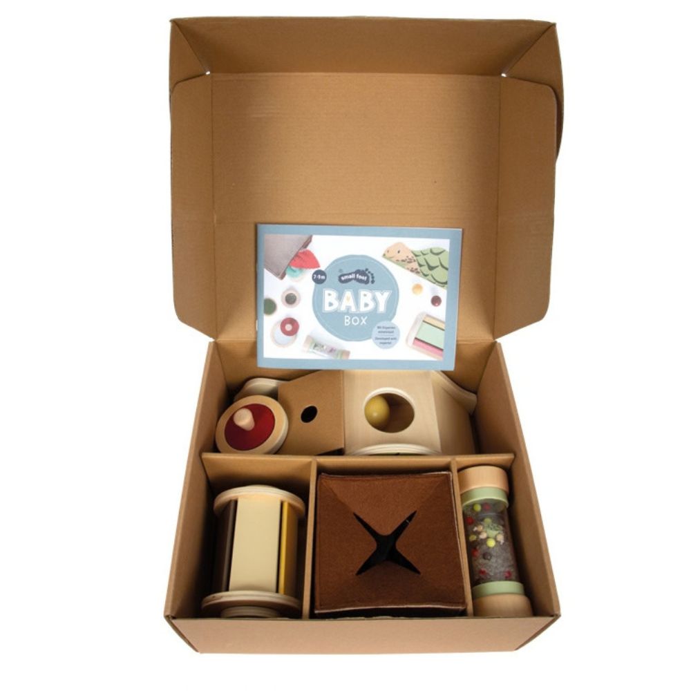 Small Foot Geschenkset Baby-Box - Ausprobieren und Verstehen, 6 Teile - Produktbild
