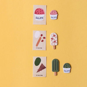 Londji Gelato - Spielkarten mit passenden Eis-Plättchen
