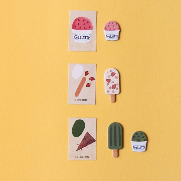 Londji Gelato - Spielkarten mit passenden Eis-Plättchen
