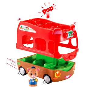 Klorofil roter Doppeldeckerbus mit Maus Chester - Produktfoto 5