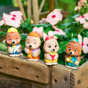 Klorofil Maulwurf-Familie, 4 Figuren - Produktfoto 6