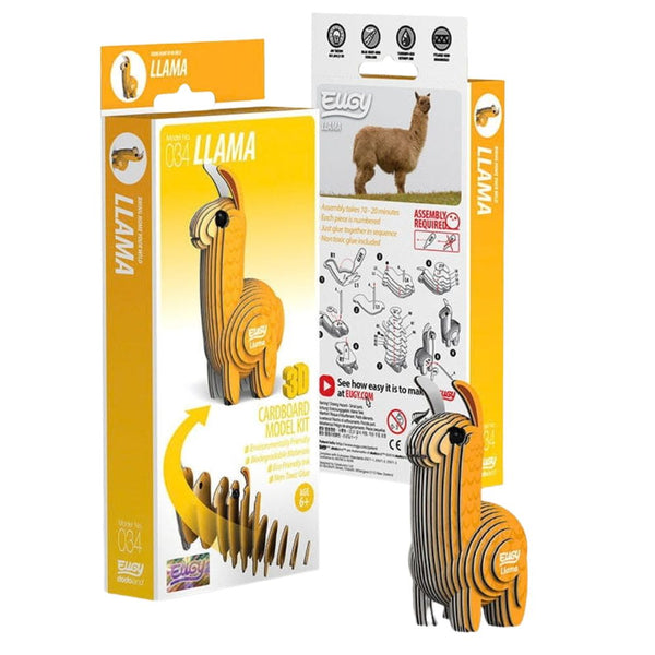 Eugy 3D-Puzzle aus Karton Lama - Produktfoto 3