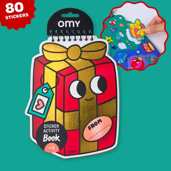 Stickerheft Christmas von OMY mit 80 Stickern