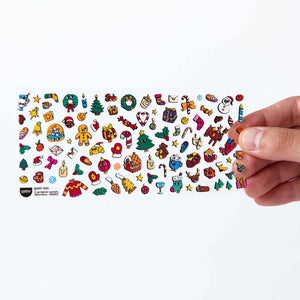 Stickerbogen Winter Shop von OMY mit Wintermotiven