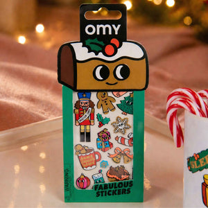 Vinyl-Sticker Iconic Christmas von OMY in weihnachtlicher Deko