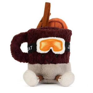 Jellycat Amuseables Mullover Spiced Drink - Plüschbecher in Bordeaux, 17 cm - Ansicht 3