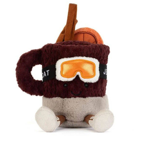 Jellycat Amuseables Mullover Spiced Drink - Plüschbecher in Bordeaux, 17 cm - Ansicht 3