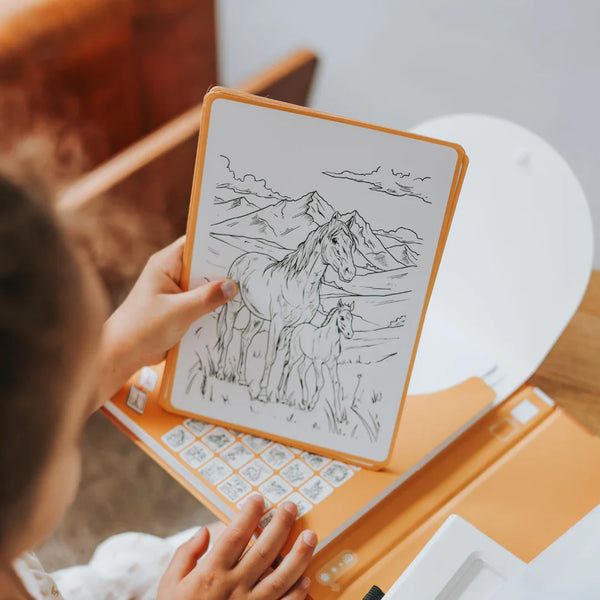 Náhradní karty – Kidydraw Pad – Koně (30 kusů, od 8 let)