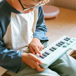 Výukové piano se svítícími klávesami - Kidypiano, zelené (od 6 let)