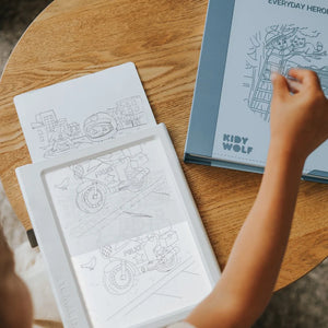Náhradní karty – Kidydraw Pad – Každodenní hrdinové (30 kusů, od 6 let)