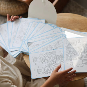 Náhradní karty – Kidydraw Pad – Každodenní hrdinové (30 kusů, od 6 let)